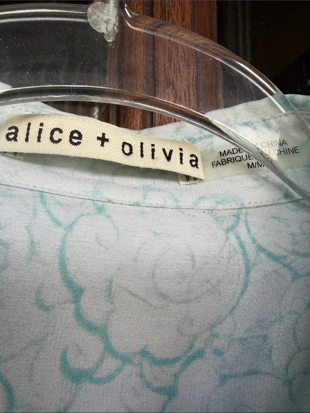 *RARE* Alice + Olivia Willa Couture Palace Silk Blouse. Size M - Picture 3 of 5